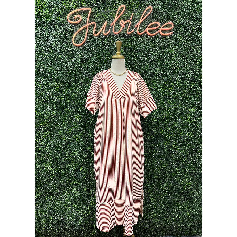 Ada Rust Maxi Dress