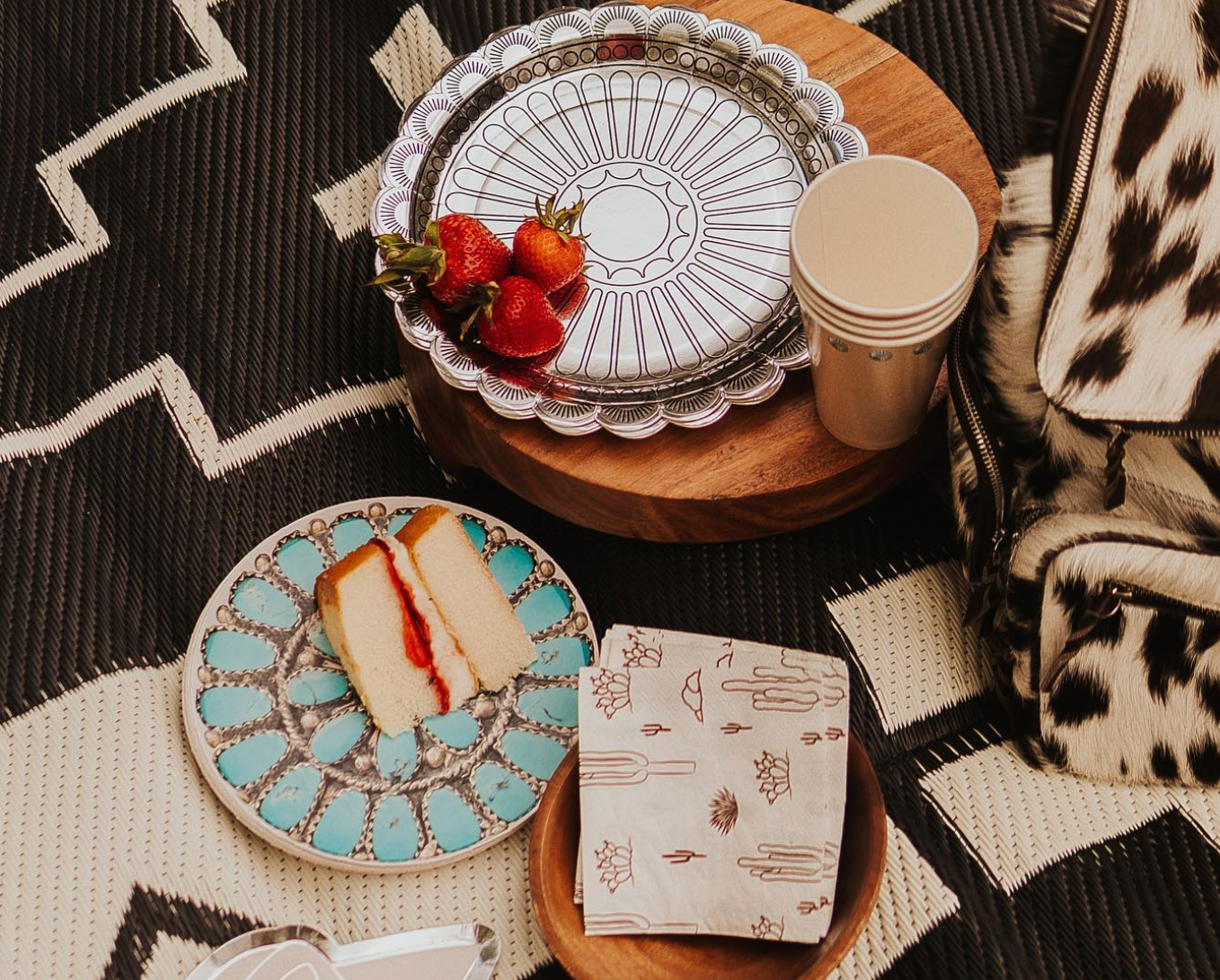 Silver Concho Party Plates