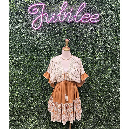 Tiffany Latte Boho Dress