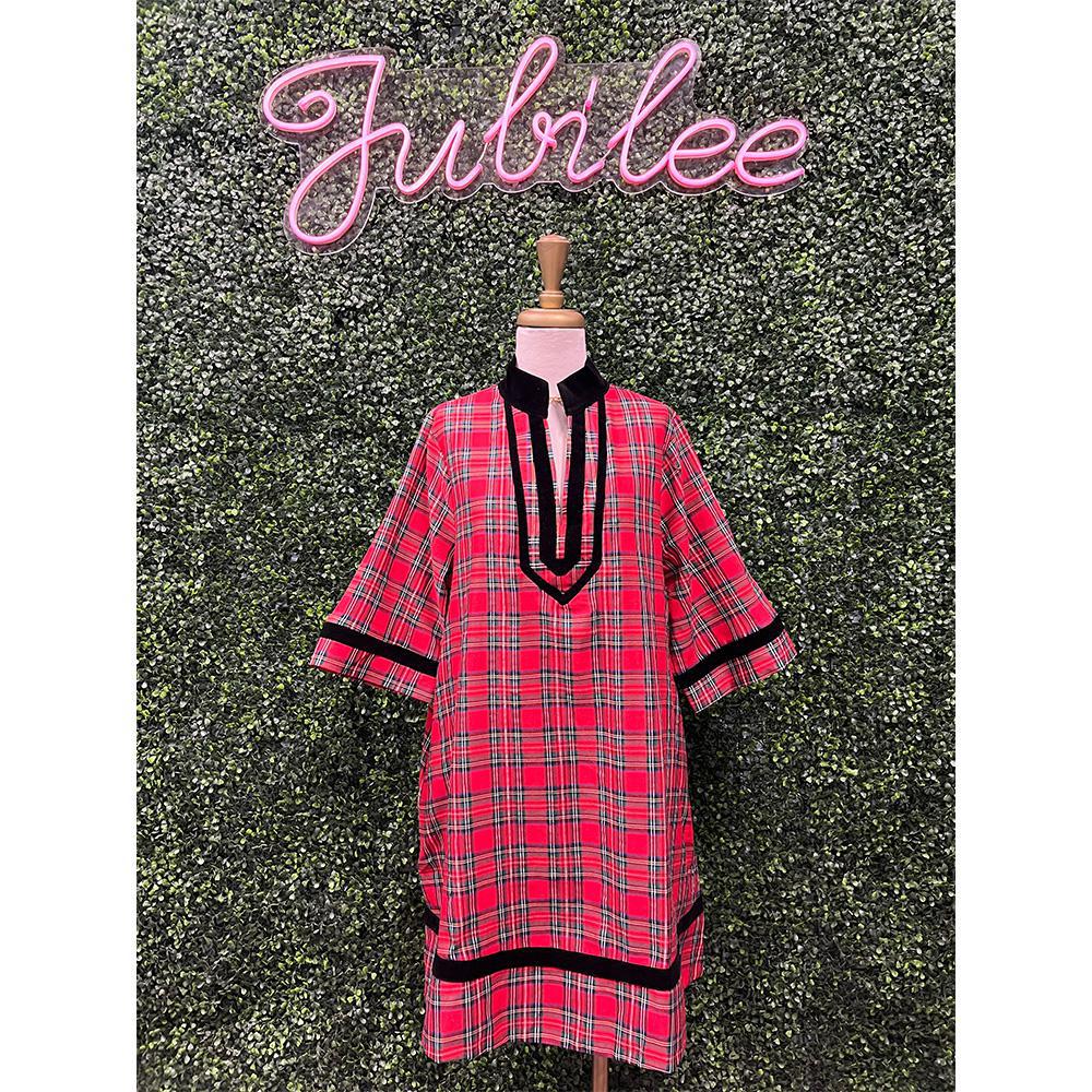 Portia Plaid Mini Dress