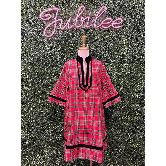 Portia Plaid Mini Dress
