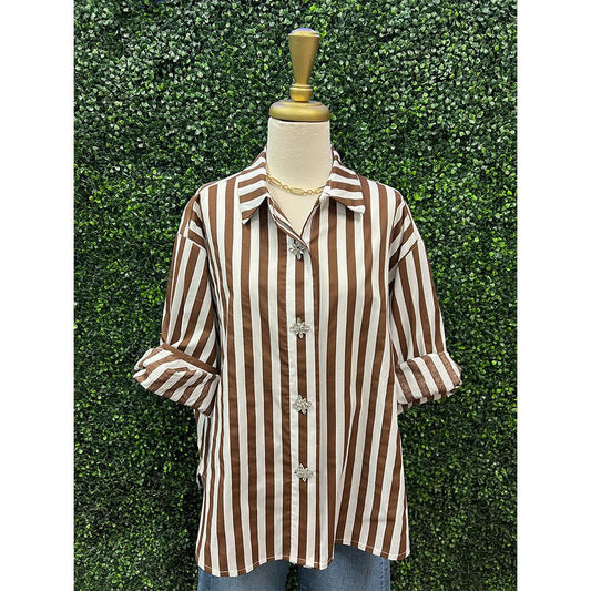 Brendela Striped Blouse