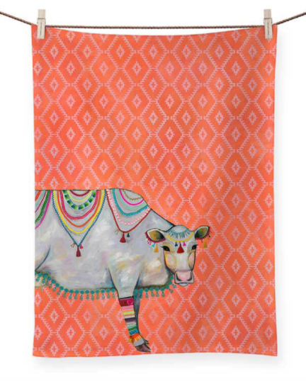 Queen of the Pasture- Tea Towel