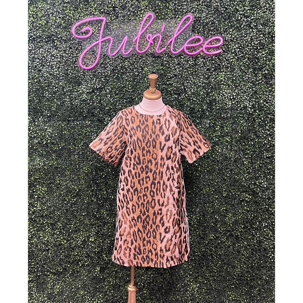 Kerri Leopard Mini Dress