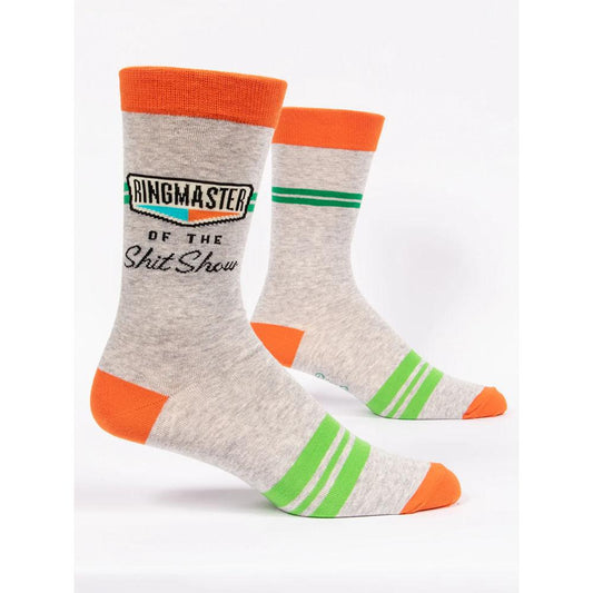 Ringmaster of the Shit Show Men's Socks MENS CREW SOCKS