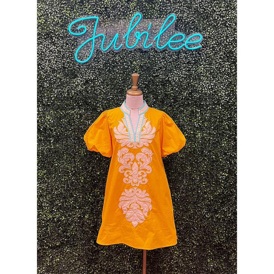 Farrahlina Yellow Short Dress