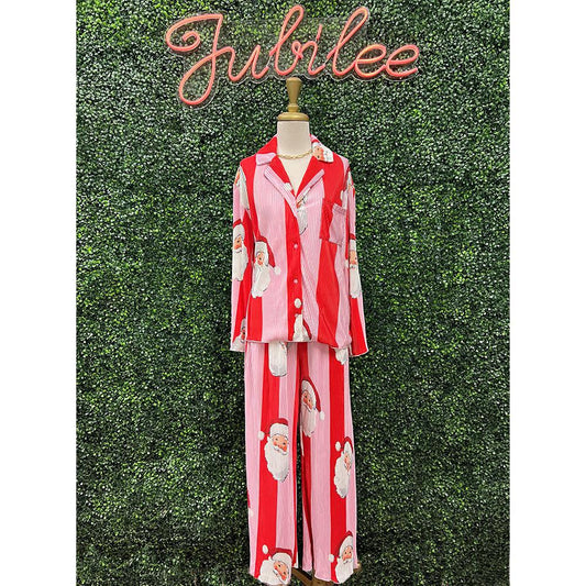 Santa Pleated Pajamas