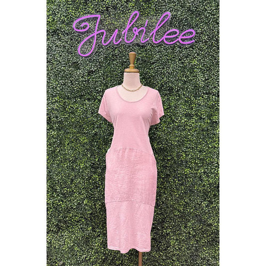 Bria Petal Linen Dress