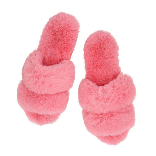 Pink Rose Slippers