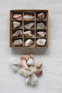 Found Stones and Minerals Set