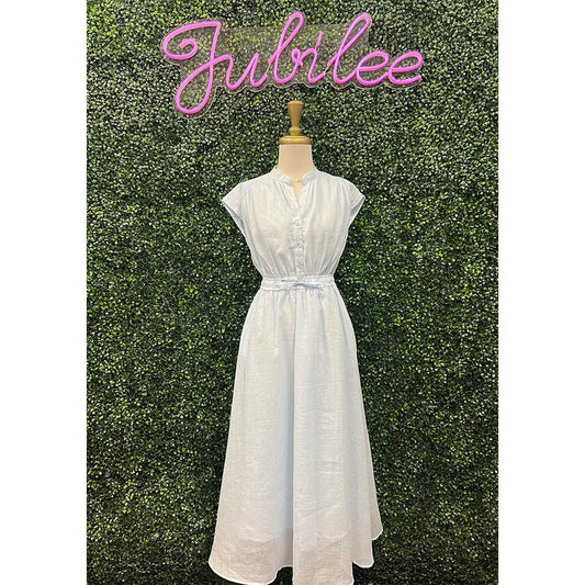 Crescent Blue Midi Dress