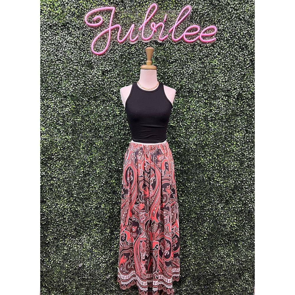 Shaila Paisley Bohemian Pants
