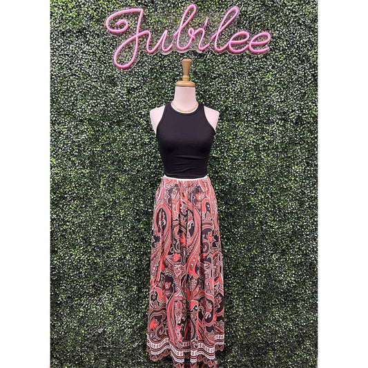 Shaila Paisley Bohemian Pants