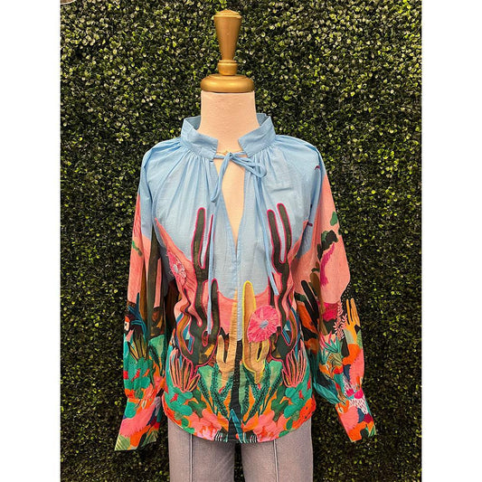 Blue Perla Top