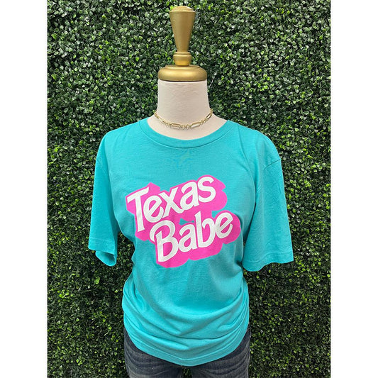 Texas Babe Teal Tee