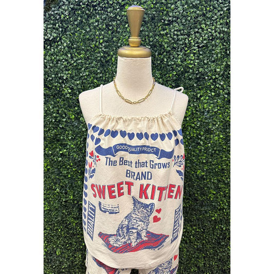 Vintage Kitten Tank Top