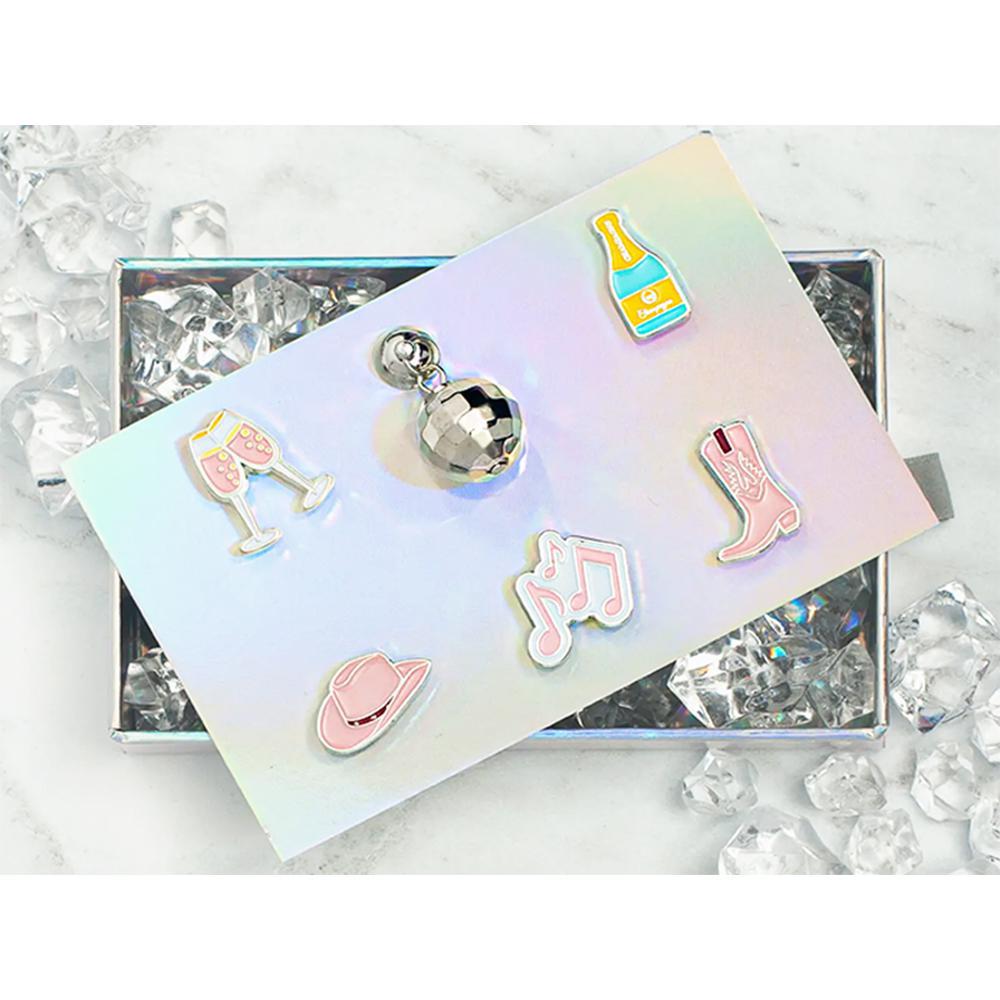 Disco Cowgirl Cheers Charms