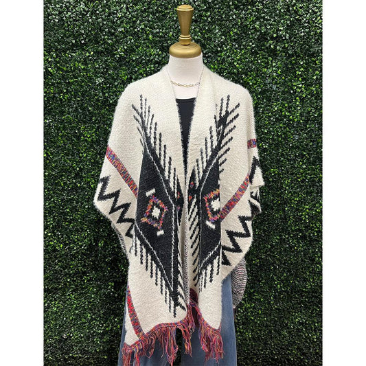 Rainbow Arizona Print Shawl