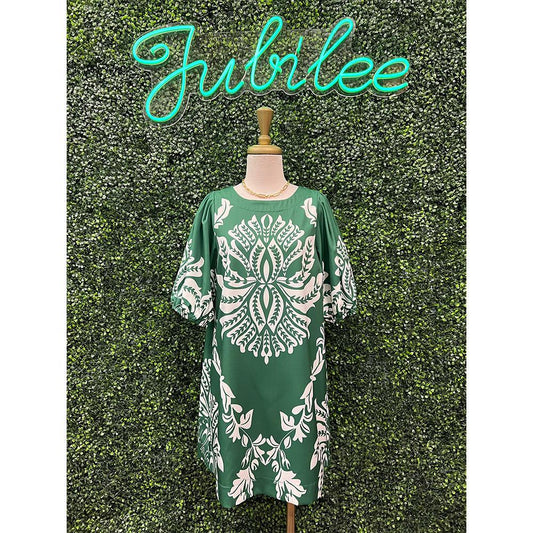 Elianna Hunter Green Mini Dress