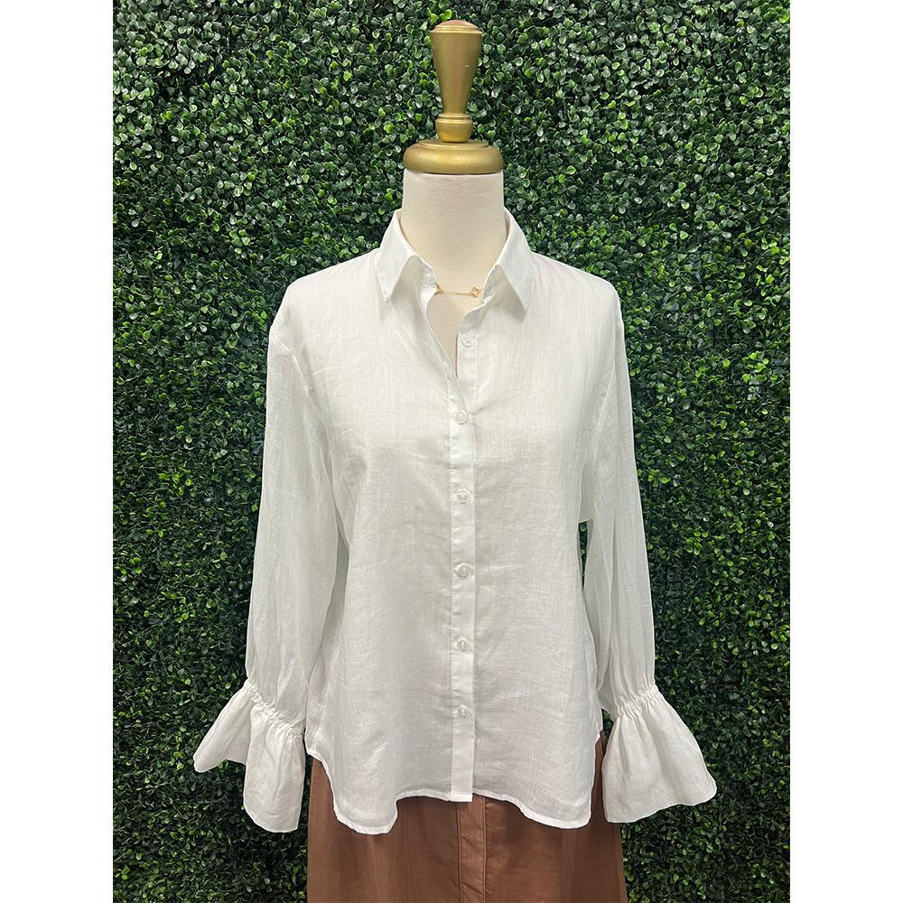 Diora White Button Down