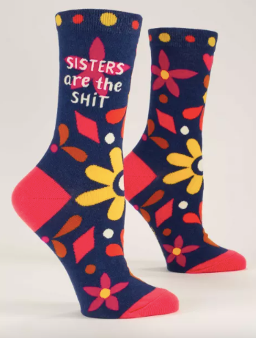 SISTERS ARE THE SHIT CREW SOCKS