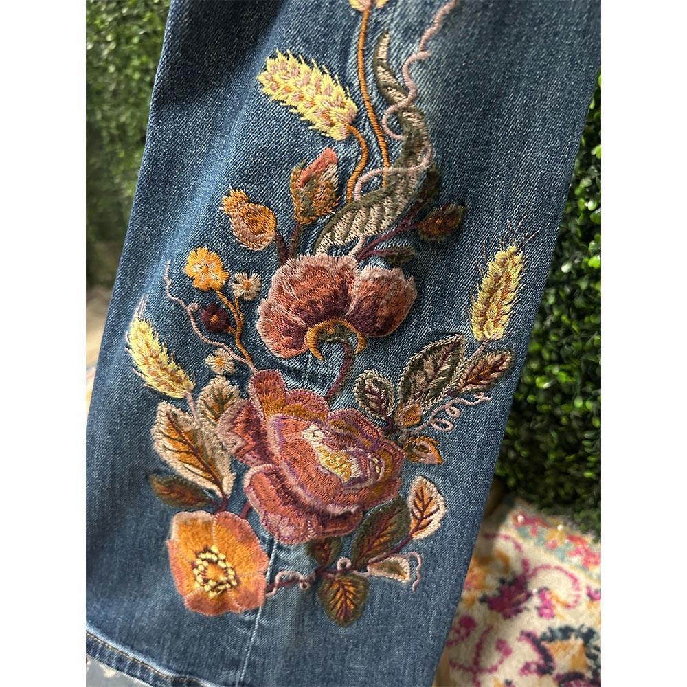 Rosa Autumn Revival Flare Jean