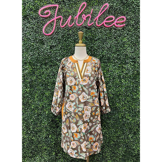 Vintage Camellia Mini Dress