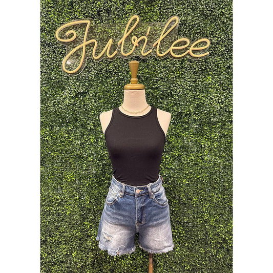 Ronnie Denim Cutoff Shorts
