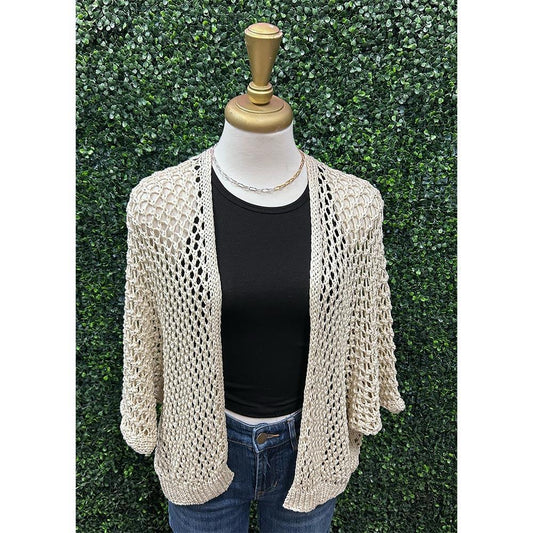 Jackie Cream Star Cardigan