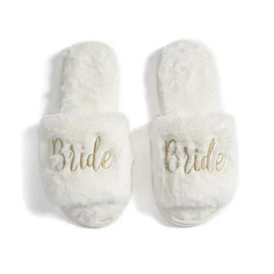 Bride Ivory Slippers