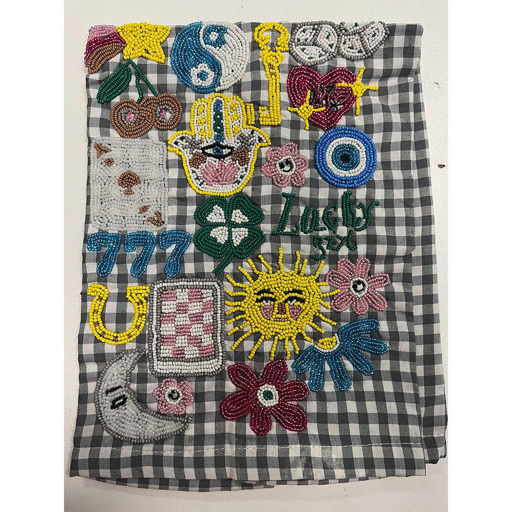 Beaded Dish Towels
