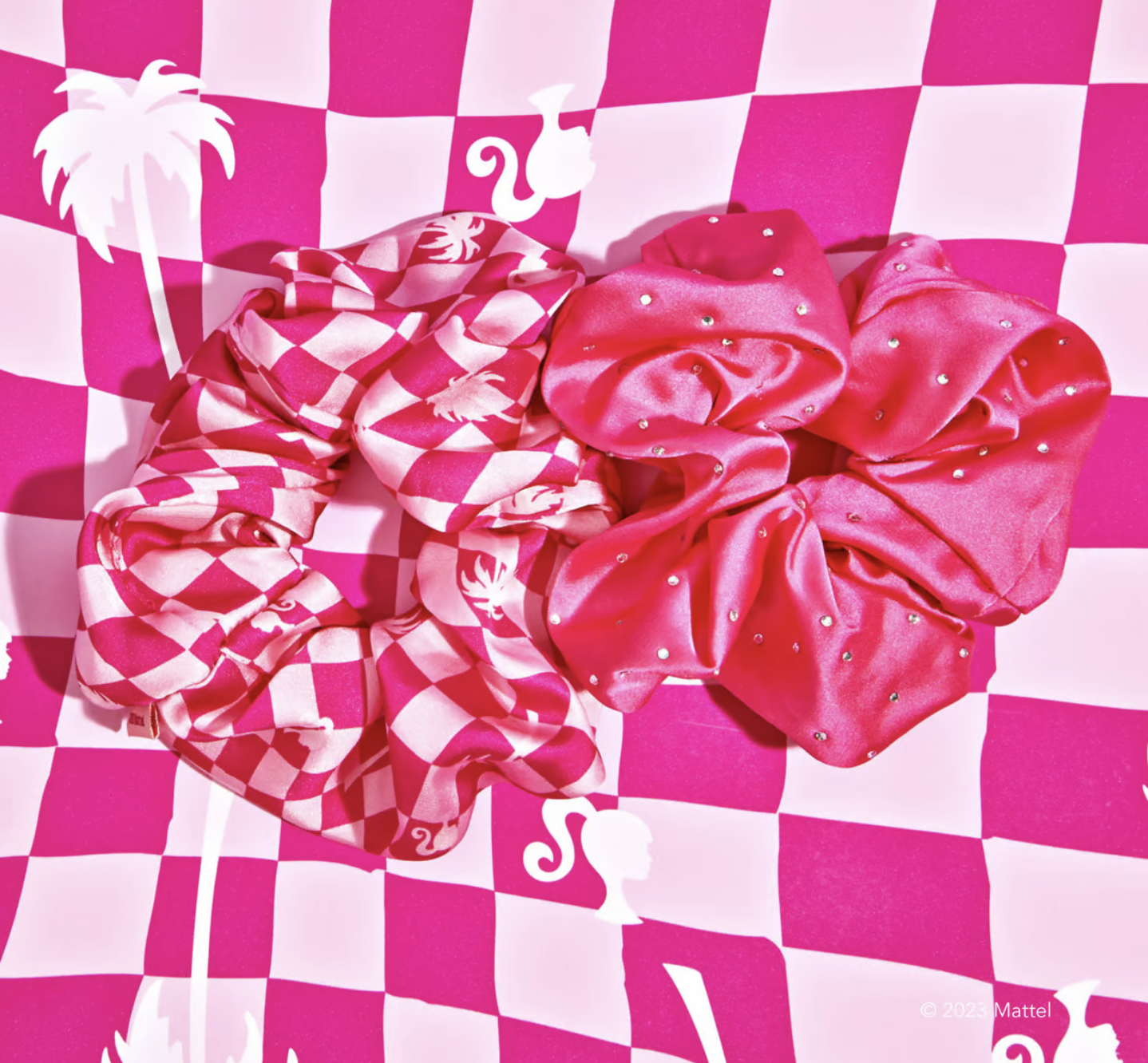 Hot Pink Barbie Satin Scrunchie 2 PACK Barbie™ x KITSCH