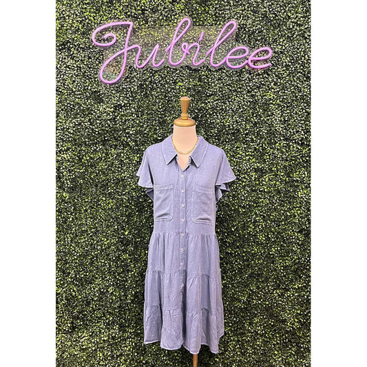 Kayla Denim Washed Dress