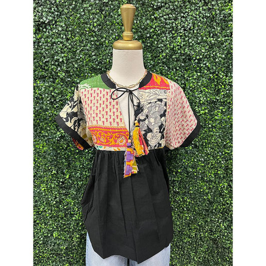 *PRE-ORDER* Kantha Cotton Tunic Top