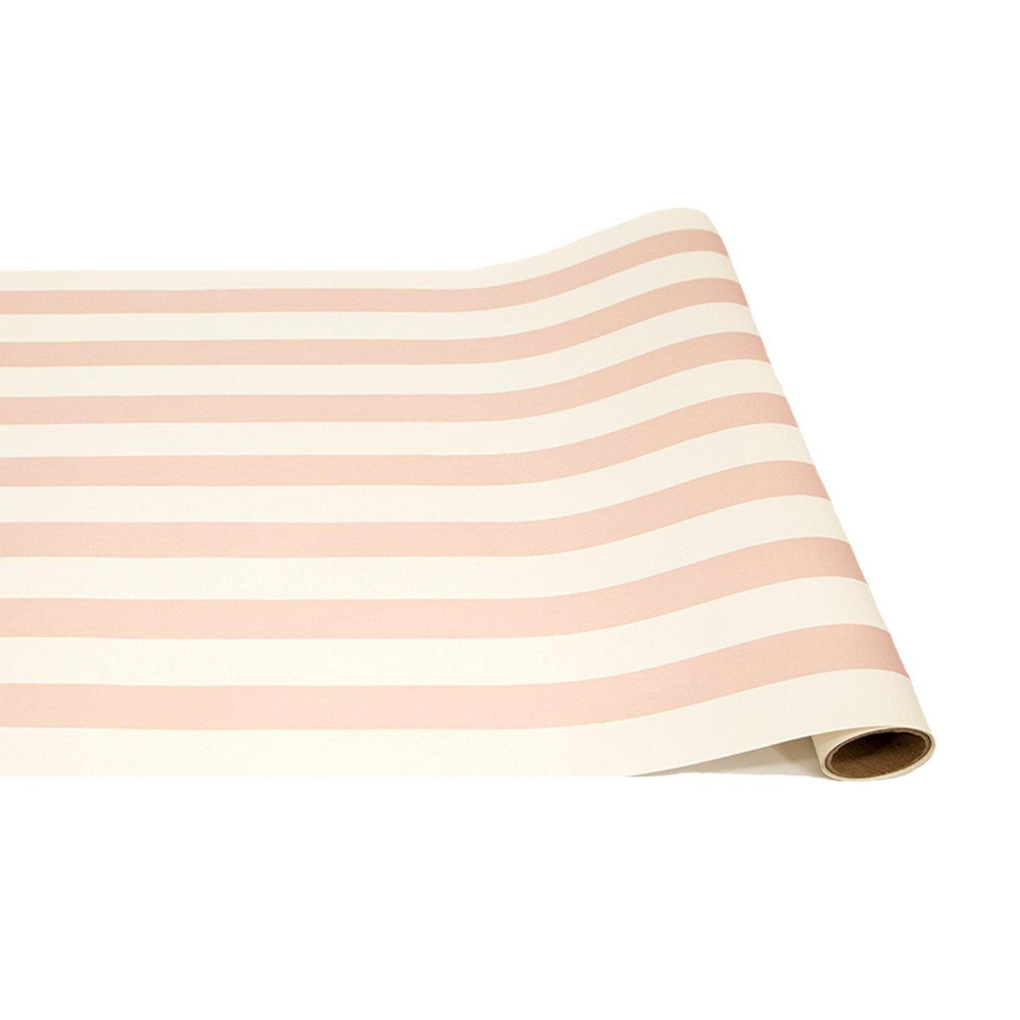 Pink Stripe Paper Table Runner