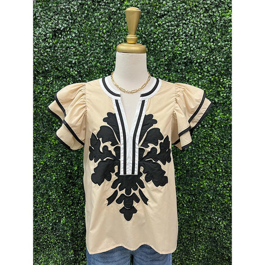 Terabeth Tuape V-Neck Top