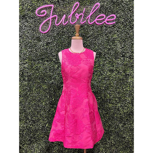 Alice Hot Pink Sleeveless Mini Dress