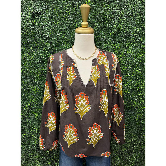 Caravine Floral Top