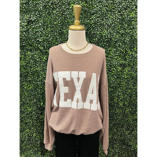 Mocha Texas Sweatshirt