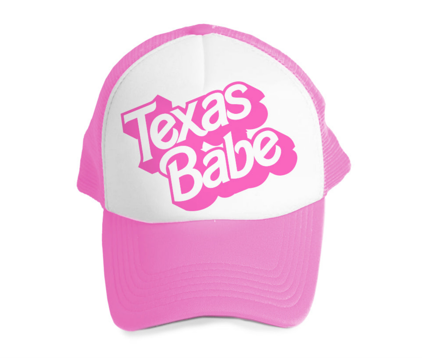 Pink Texas Babe Foam Trucker Hat