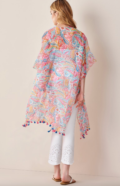Pastel Paisley Kimono