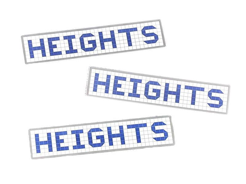 Historic Heights Tiles Sticker
