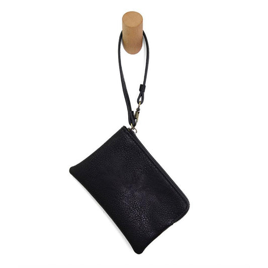 Black Pippa Wristlet Pouch