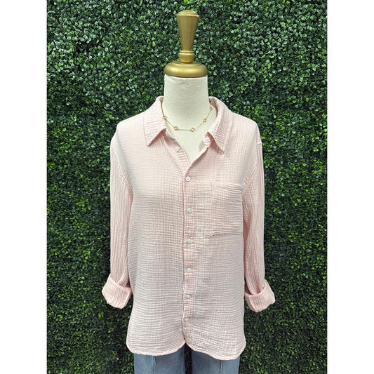 Pale Lilac Gaia Button Down