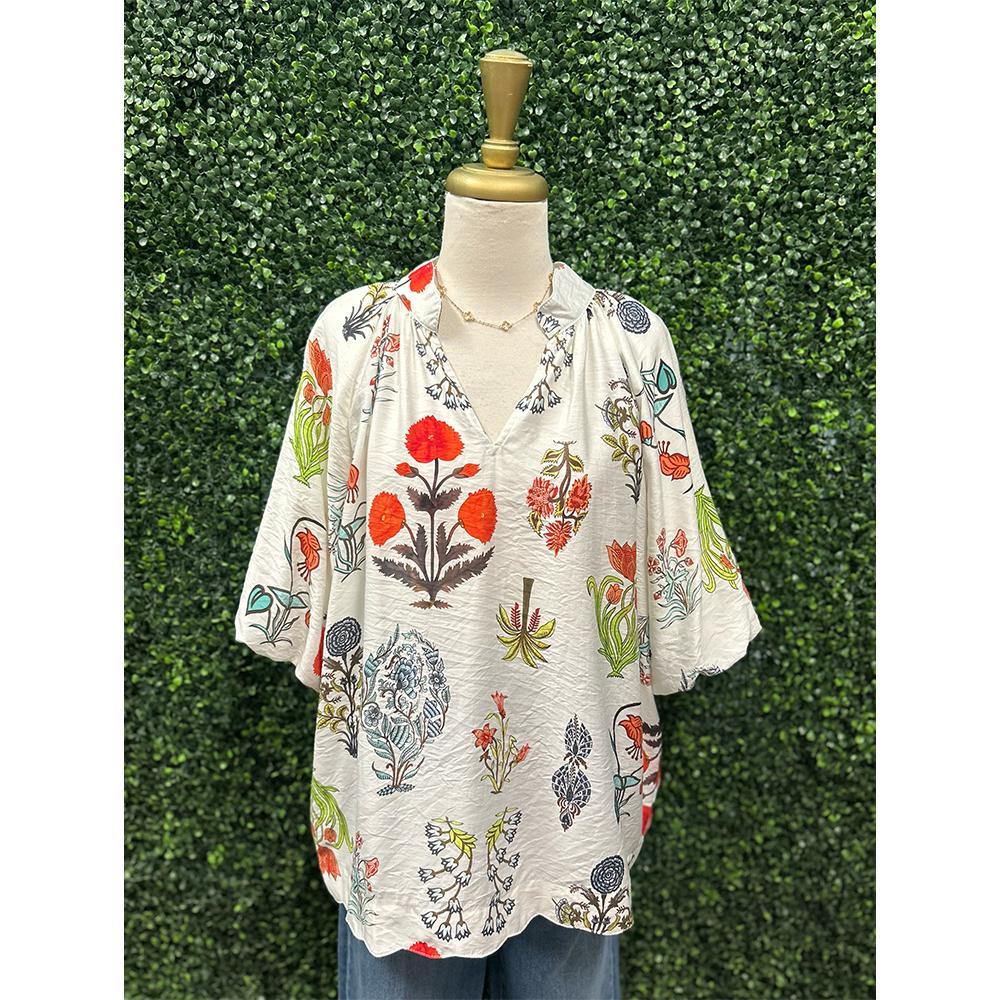 Tamika Floral Mix Top