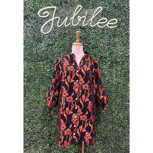 Ghislaine Jacquard Dress