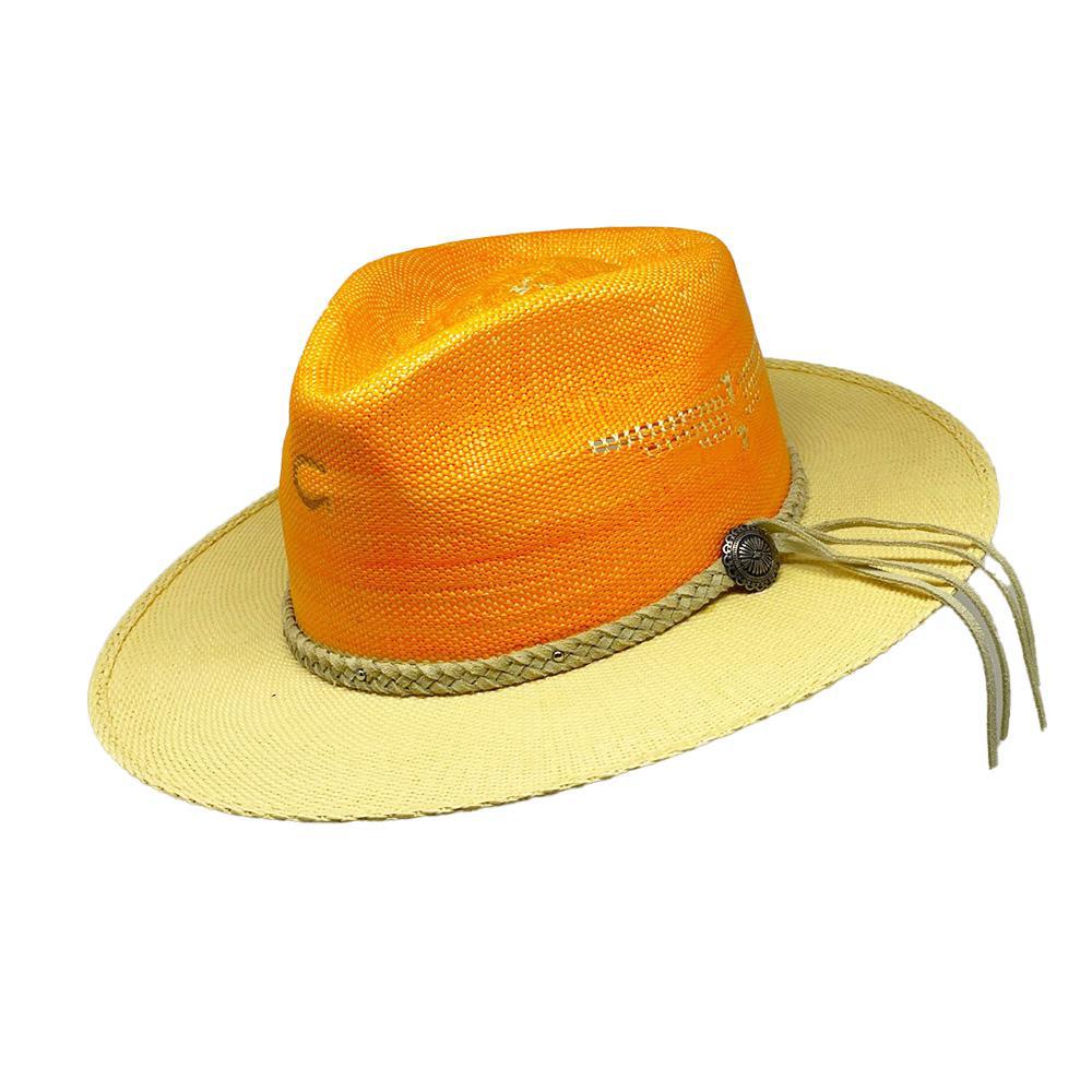 Topo Chico Coral Straw Charlie 1 Horse Hat