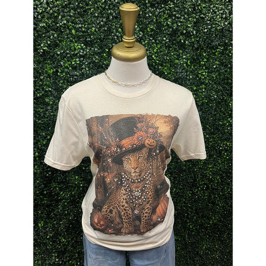 Bling Fall Leopard T-Shirt