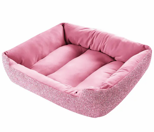 Rhinestone Dog Bed