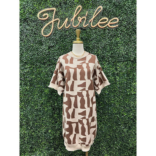 Priya Geo Sweater Dress